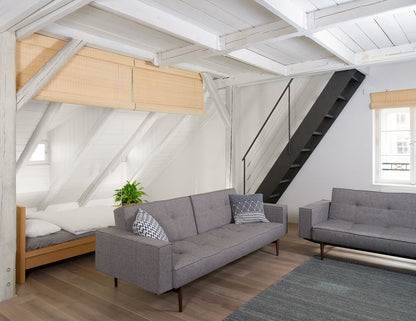 Bamboo Blackout Blind with Hidden Mechanism - Natural