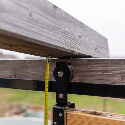 Track System for Sliding Privacy Screens