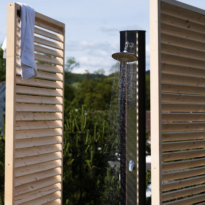 Freestanding Outdoor Privacy Screen Gen. 2 - Natural wood